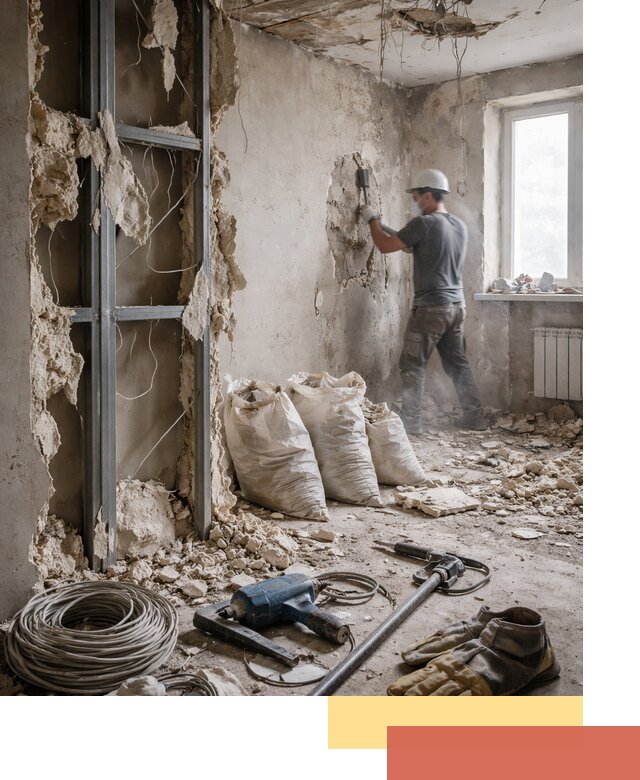 Профессиональный демонтаж зданий и конструкций в Баксане