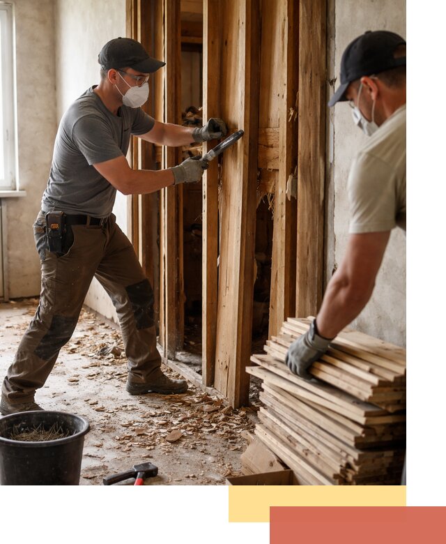 Демонтаж деревянных перегородок в Баксане быстро и аккуратно