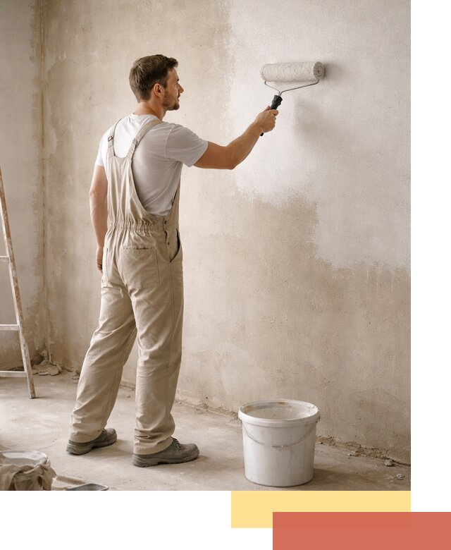 Грунтовка стен под отделку в Баксане профессиональным раствором