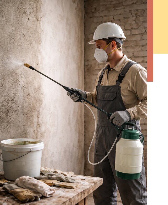 Антисептическая обработка стен в Баксане от 1212 руб. — быстро и недорого | ОТДЕЛОЧНИК-Бкс