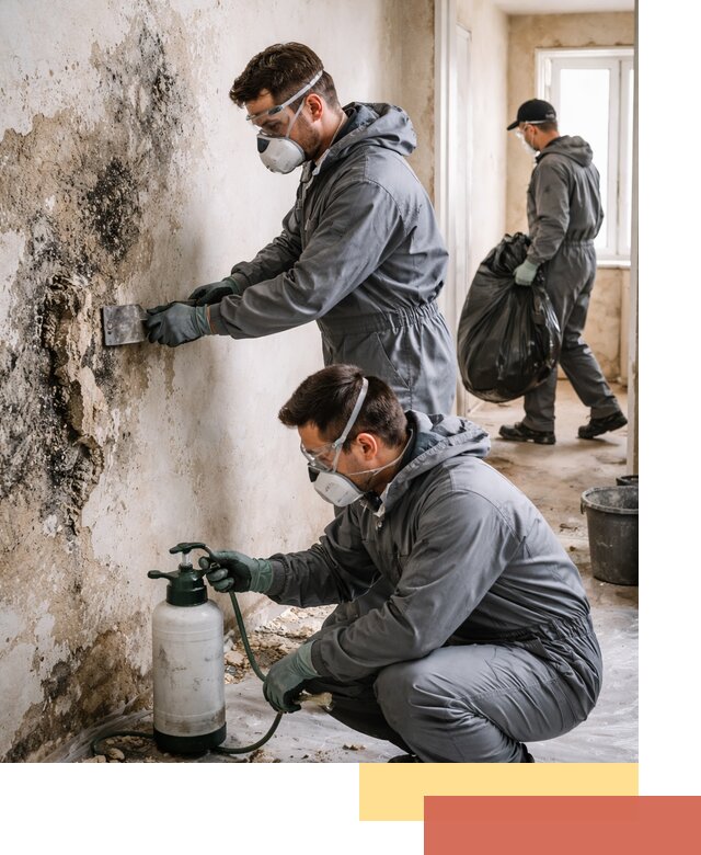 Удаление плесени со стен профессионально в Баксане