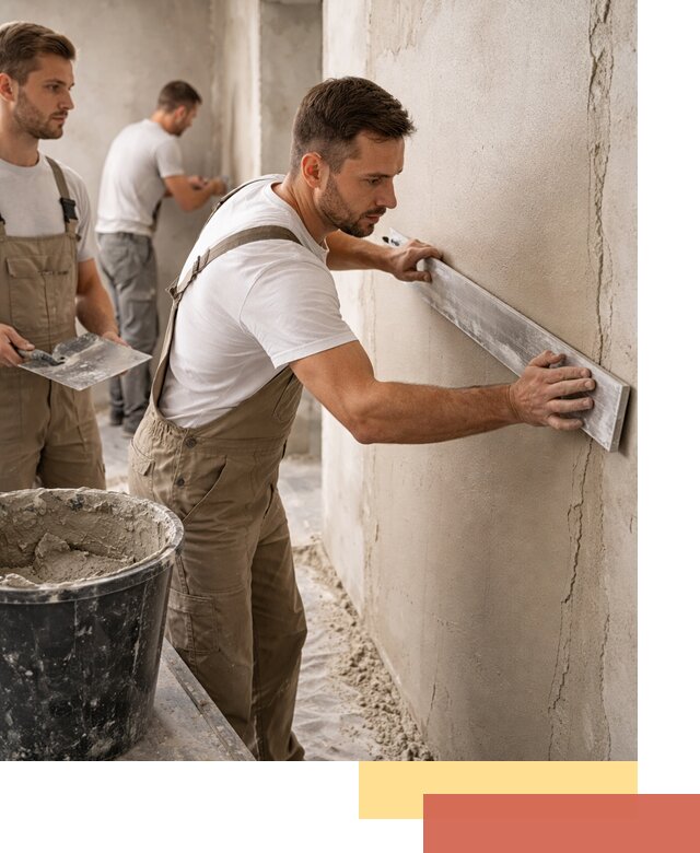 Штукатурка стен без маяков в Баксане быстро и качественно