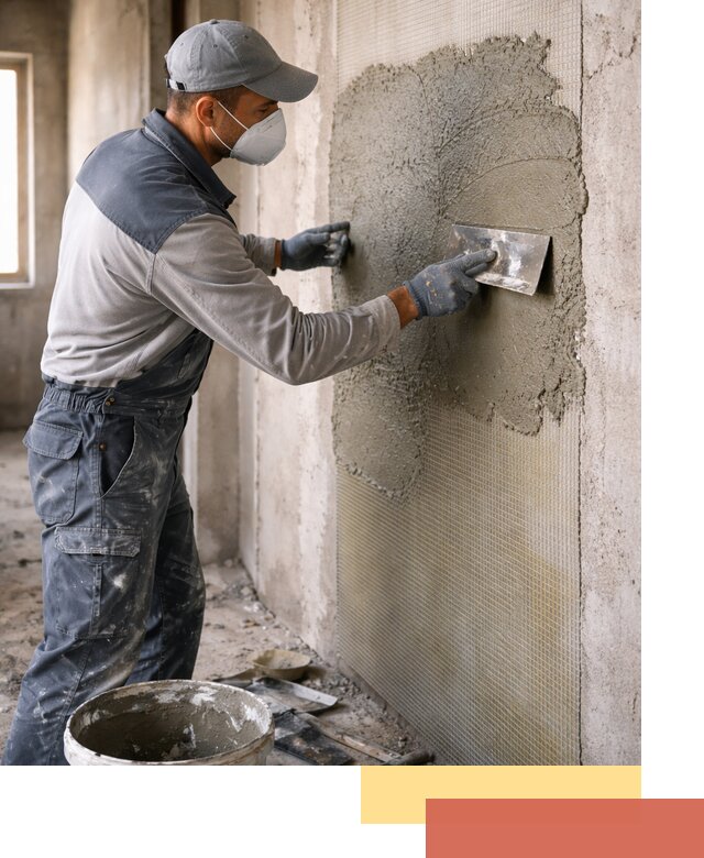 Штукатурка стен по сетке в Баксане под ключ качественно и быстро