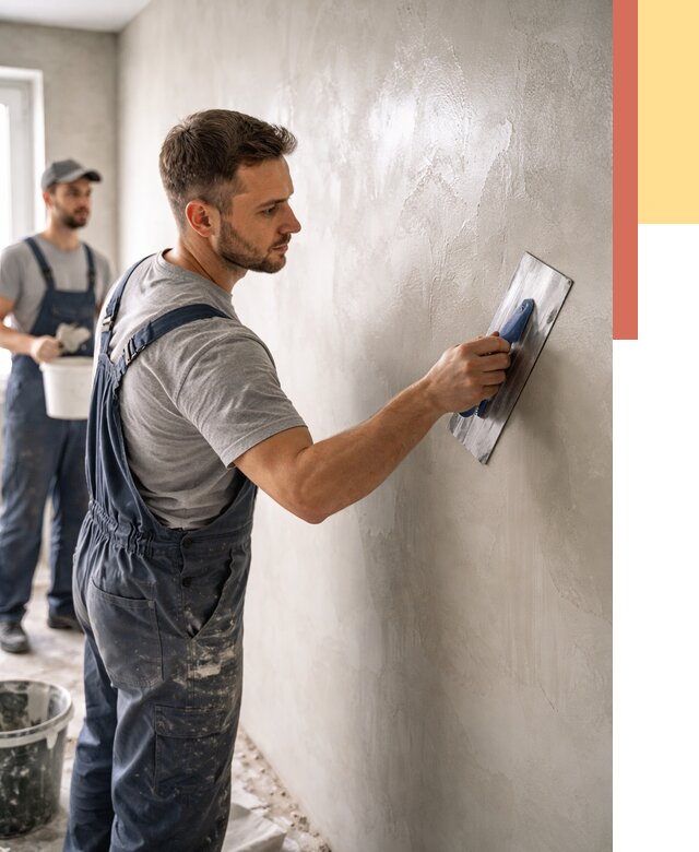 Глянцевание штукатурки стен в Баксане от 7577 руб. — услуги и затирка | ОТДЕЛОЧНИК-Бкс