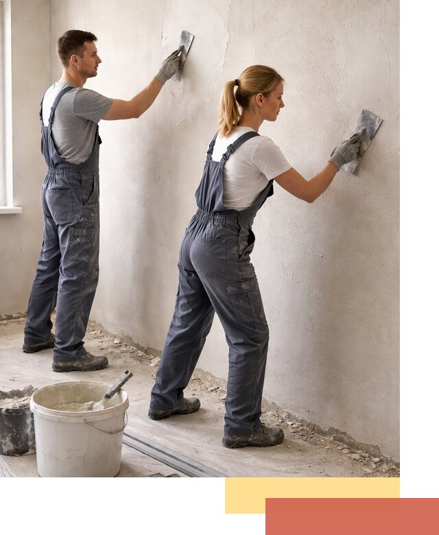 Штукатурка стен под обои в Баксане профессионально и быстро