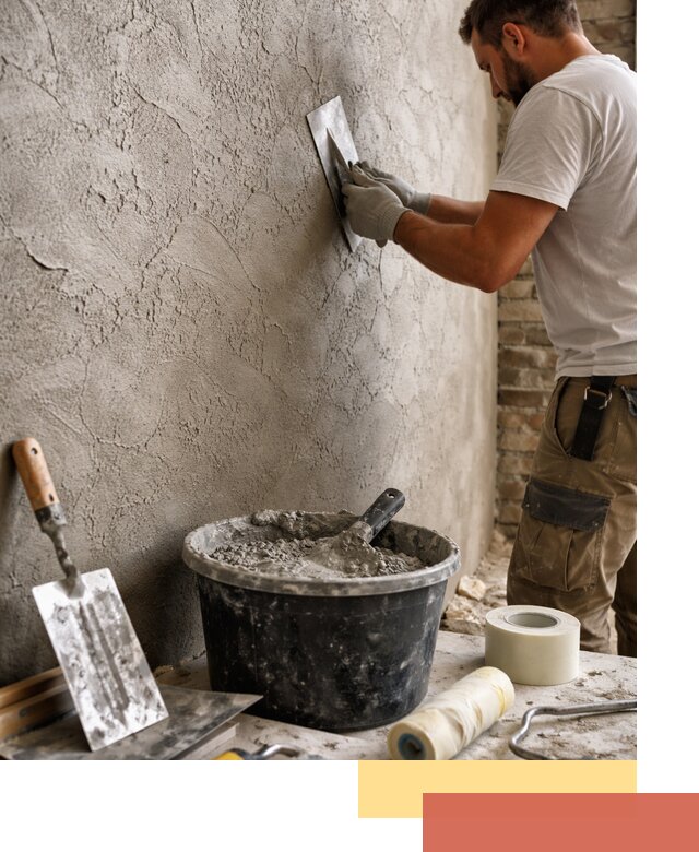 Декоративная штукатурка лофт в Баксане — отделка стен и потолков