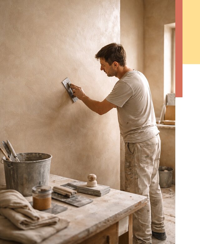 Марокканская штукатурка таделакт в Баксане под ключ от 4243 руб. | ОТДЕЛОЧНИК-Бкс