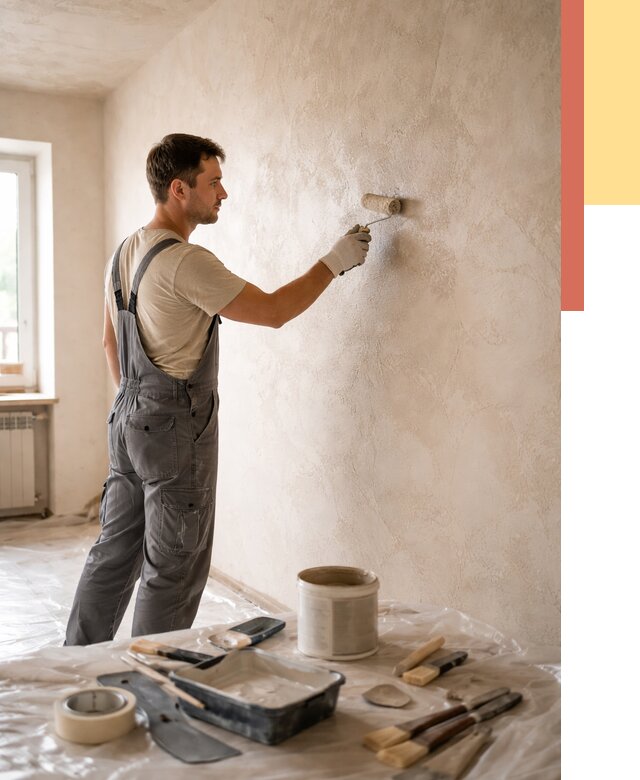 Нанесение лессирующей краски по декоративке в Баксане от 1768 руб. | ОТДЕЛОЧНИК-Бкс