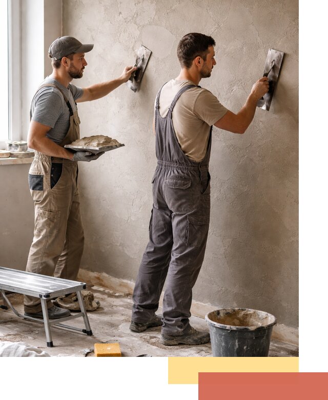 Ремонт декоративной штукатурки и восстановление фактуры в Баксане