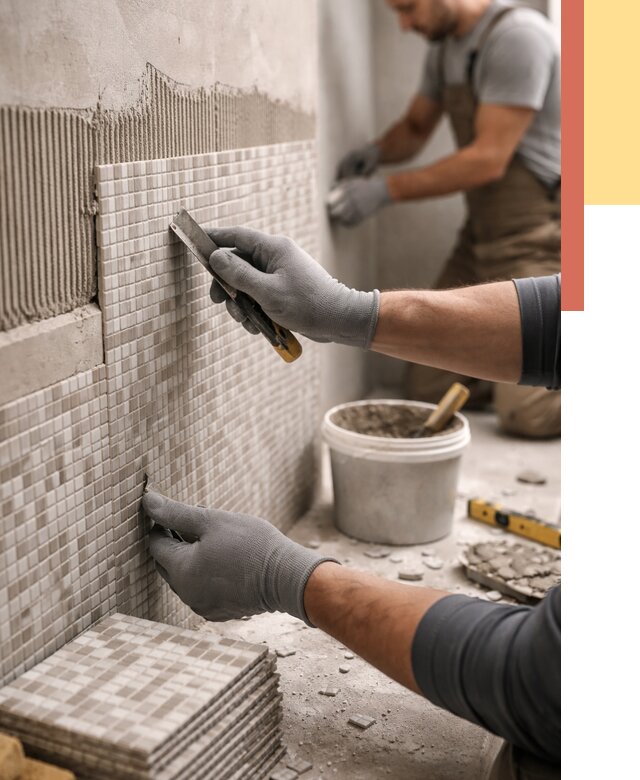 Облицовка стен мозаикой в Баксане от 3233 руб/м2 — укладка мозаики на стены | ОТДЕЛОЧНИК-Бкс