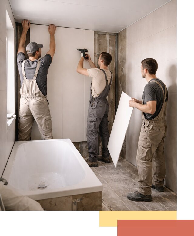 Отделка ванной панели ПВХ профессионально в Баксане