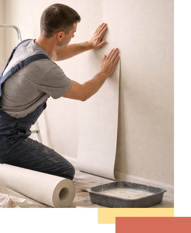 Поклейка флизелиновых обоев в Баксане качественно и быстро