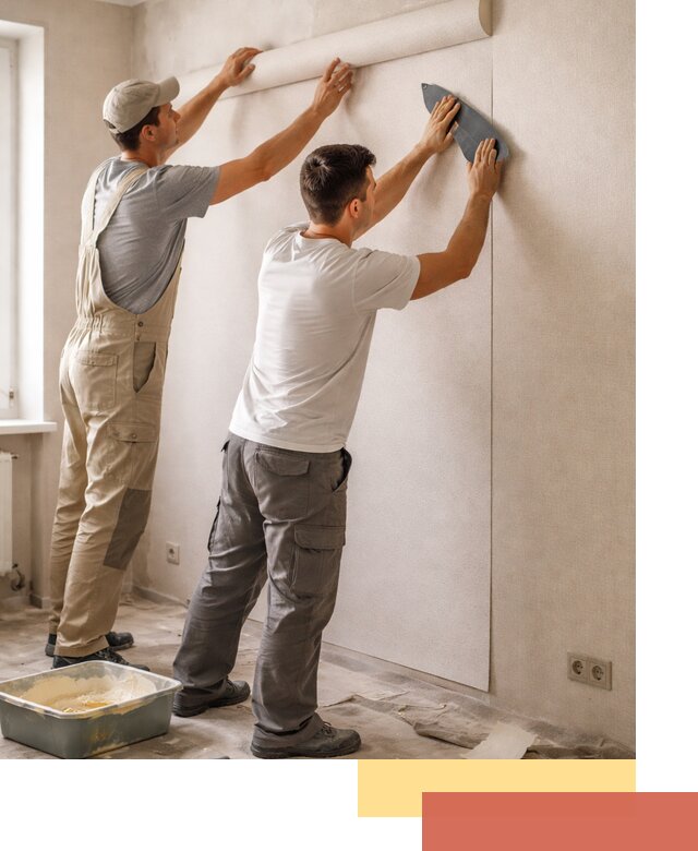 Поклейка виниловых обоев в Баксане профессионально и качественно