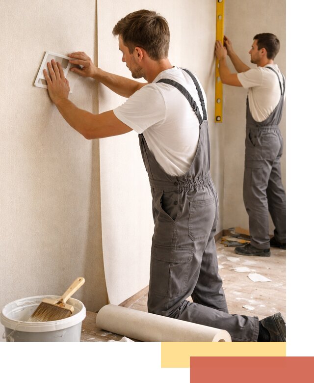 Поклейка бумажных обоев в Баксане качественно и недорого