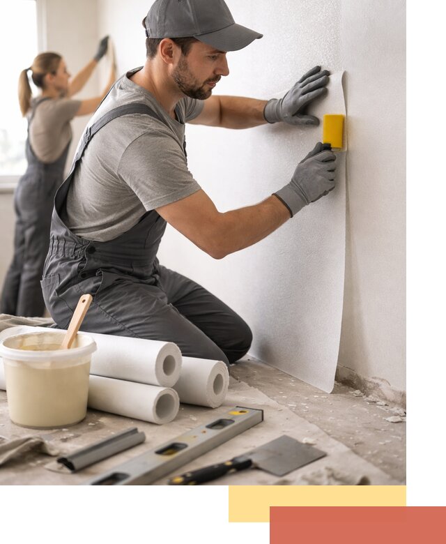 Поклейка стеклообоев профессионально в Баксане