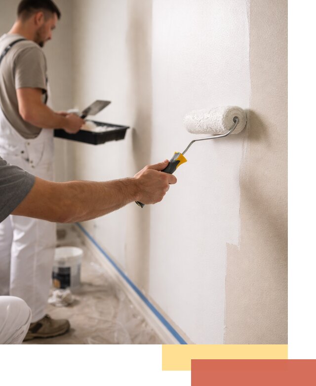 Покраска стен акриловой краской профессионально в Баксане