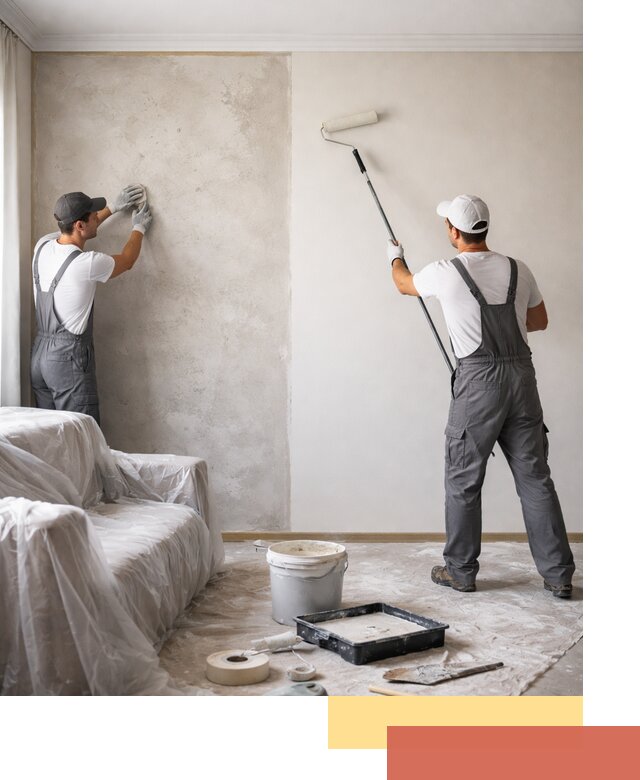 Покраска стен антивандальной краской в Баксане