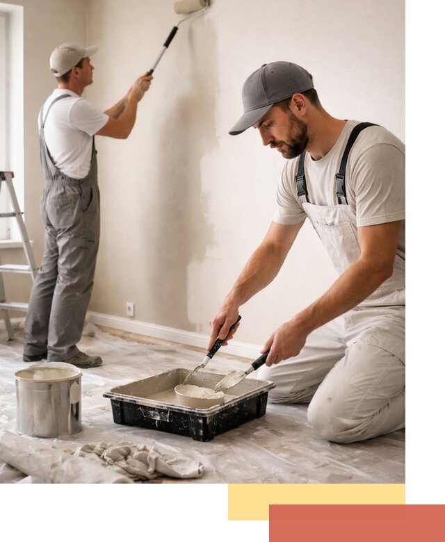 Покраска стен в квартире в Баксане — профессионально и аккуратно