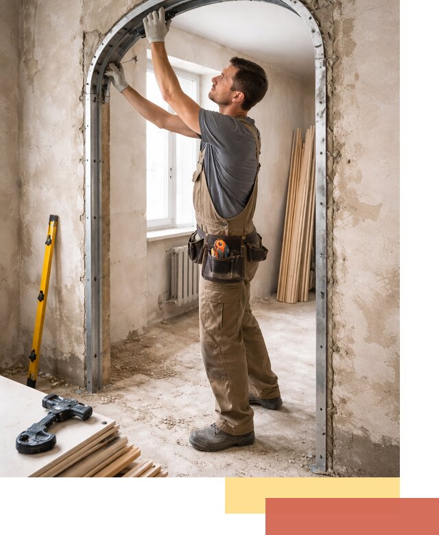 Устройство арочного проема в Баксане под ключ