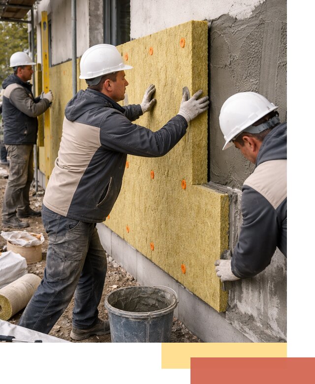 Утепление стен минватой в Баксане — тепло и звукоизоляция