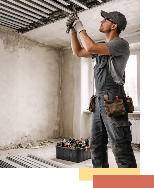 Демонтаж реечного потолка в Баксане быстро и аккуратно