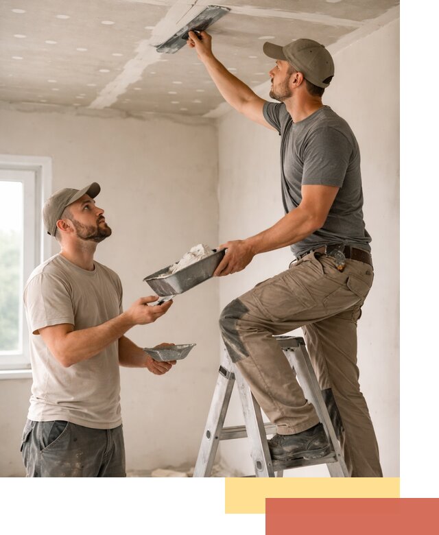 Шпаклевка потолка из гипсокартона в Баксане качественно и быстро