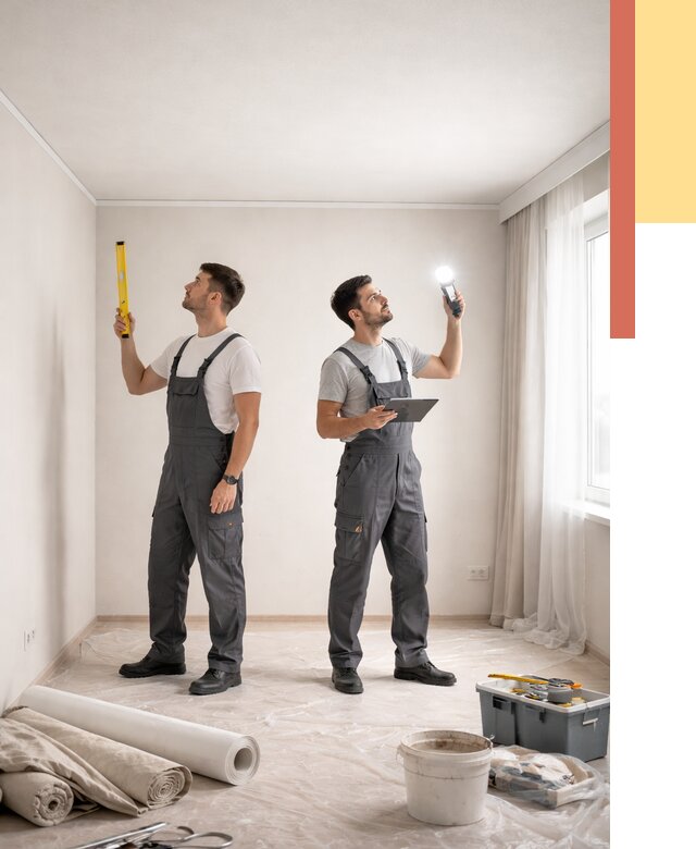 Отделка потолка в Баксане недорого от 758 руб/м2 | Услуги ОТДЕЛОЧНИК-Бкс