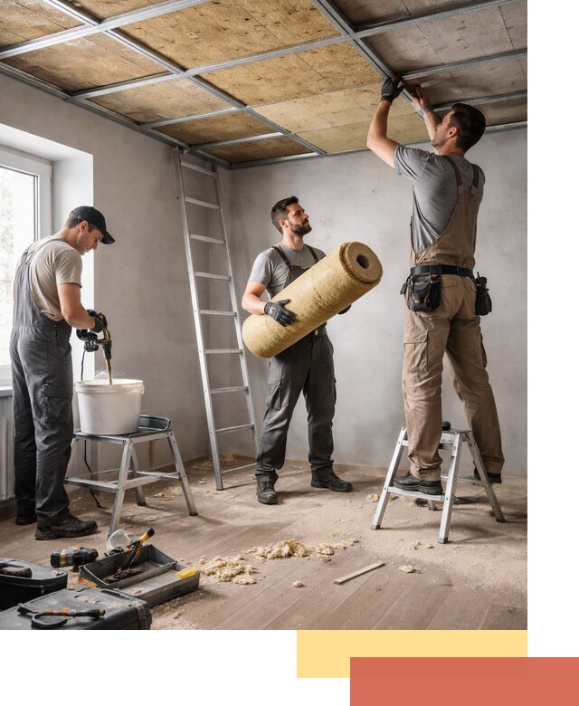 Шумоизоляция потолка в Баксане: профессиональный монтаж и отделка